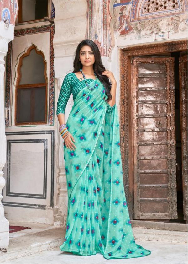 Kashvi Bahurani Fancy Wear Georgette Saree Collection